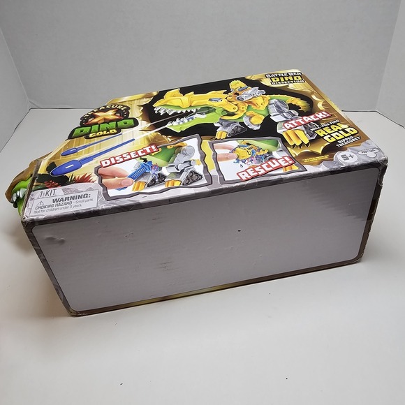 Treasure X Dino Gold Battle Rex Dissection Toy Complete In Box - Picture 12 of 15